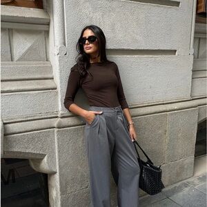 Gray Business Trousers